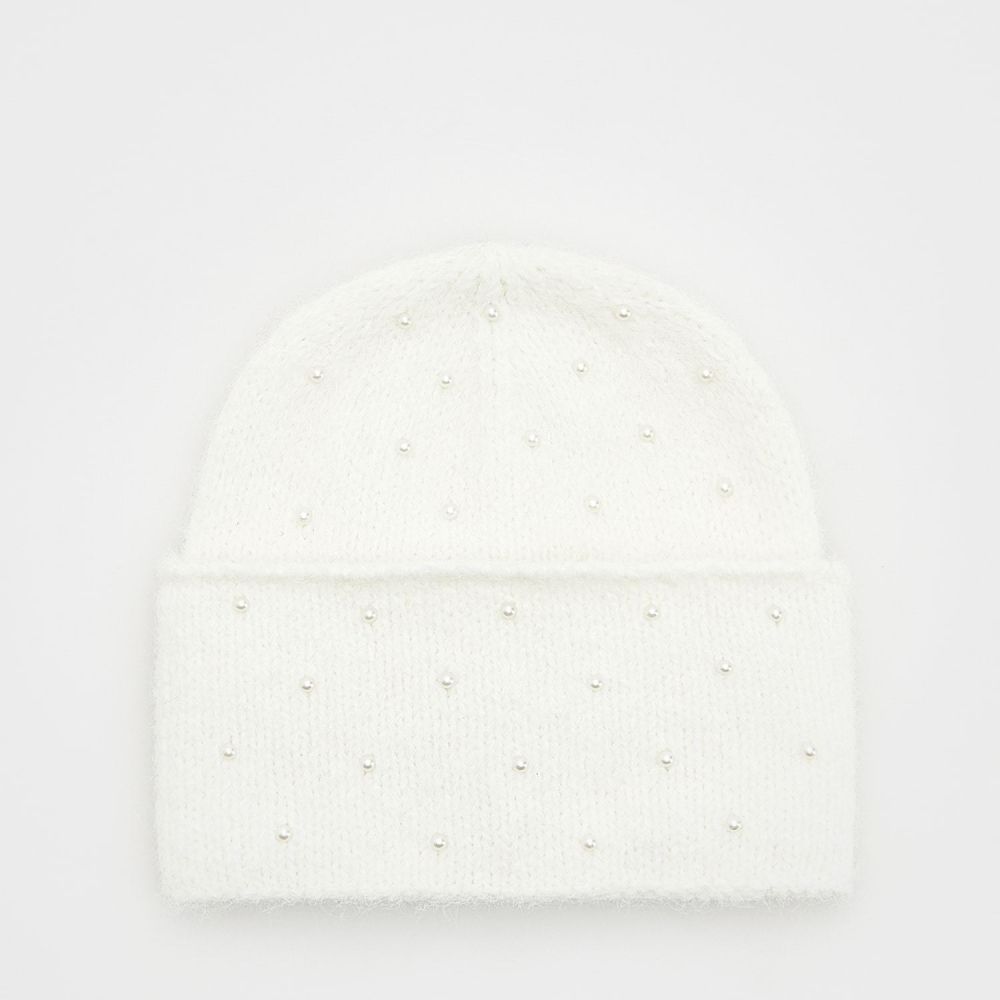 Reserved - Beanie čiapka - Krémová