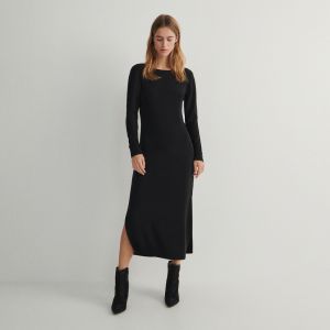 Reserved - Hladké šaty - Čierna