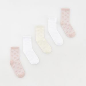Reserved - Súprava 5 párov bavlnených ponožiek - Viacfarebná