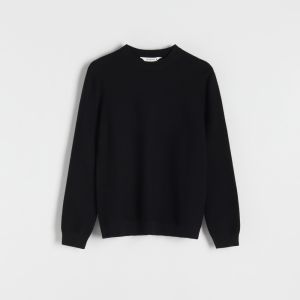 Reserved - Štruktúrovaný sveter - Čierna