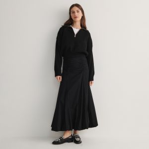 Reserved - Ladies` skirt - Čierna