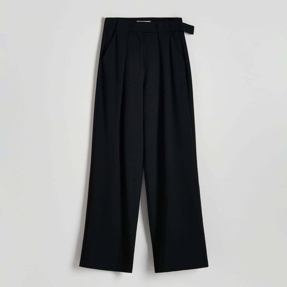 Reserved - Ladies` trousers - Čierna
