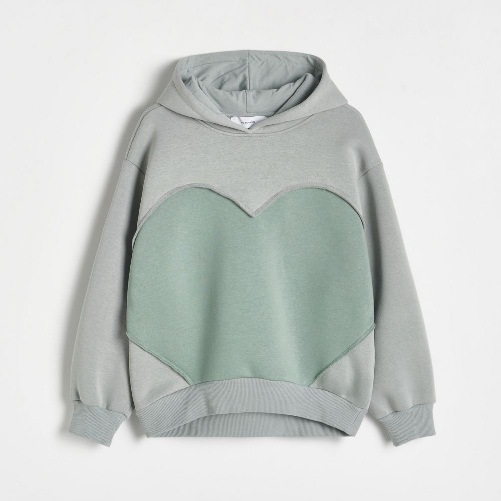 Reserved - Blúzka s otvorom - Khaki