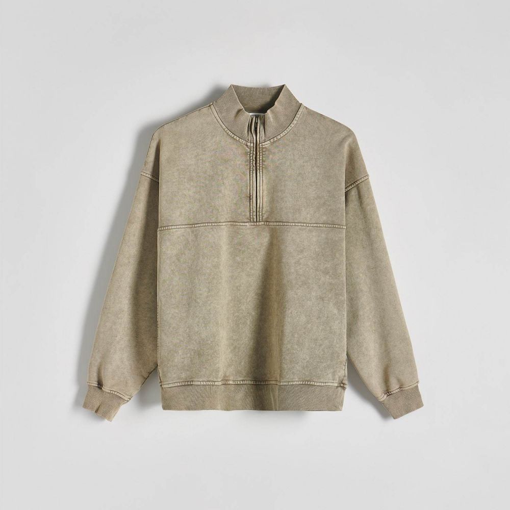 Reserved - Men`s jogging top - Béžová