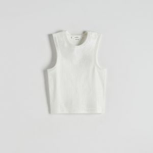 Reserved - Ladies` singlet - Biela