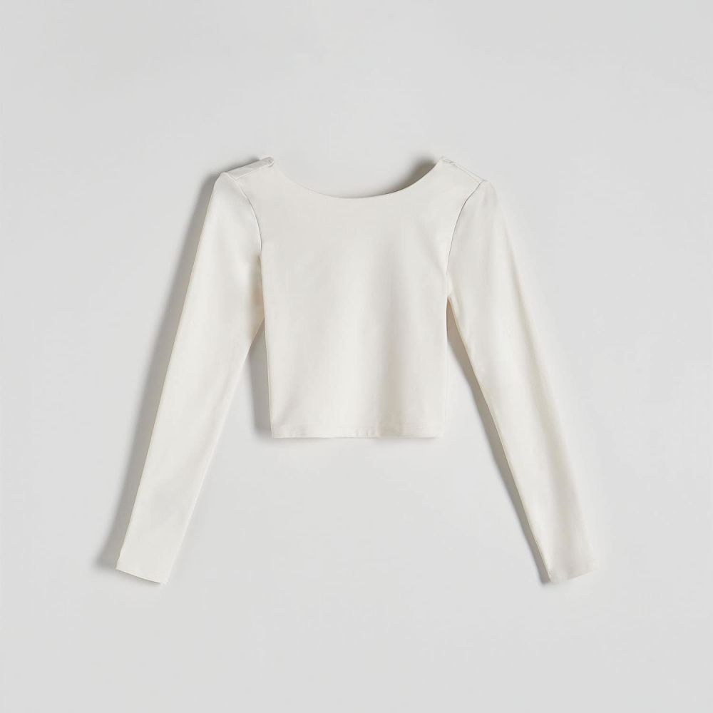 Reserved - Ladies` t-shirt - Biela