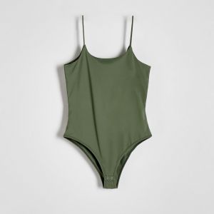 Reserved - Priliehavé body - Khaki