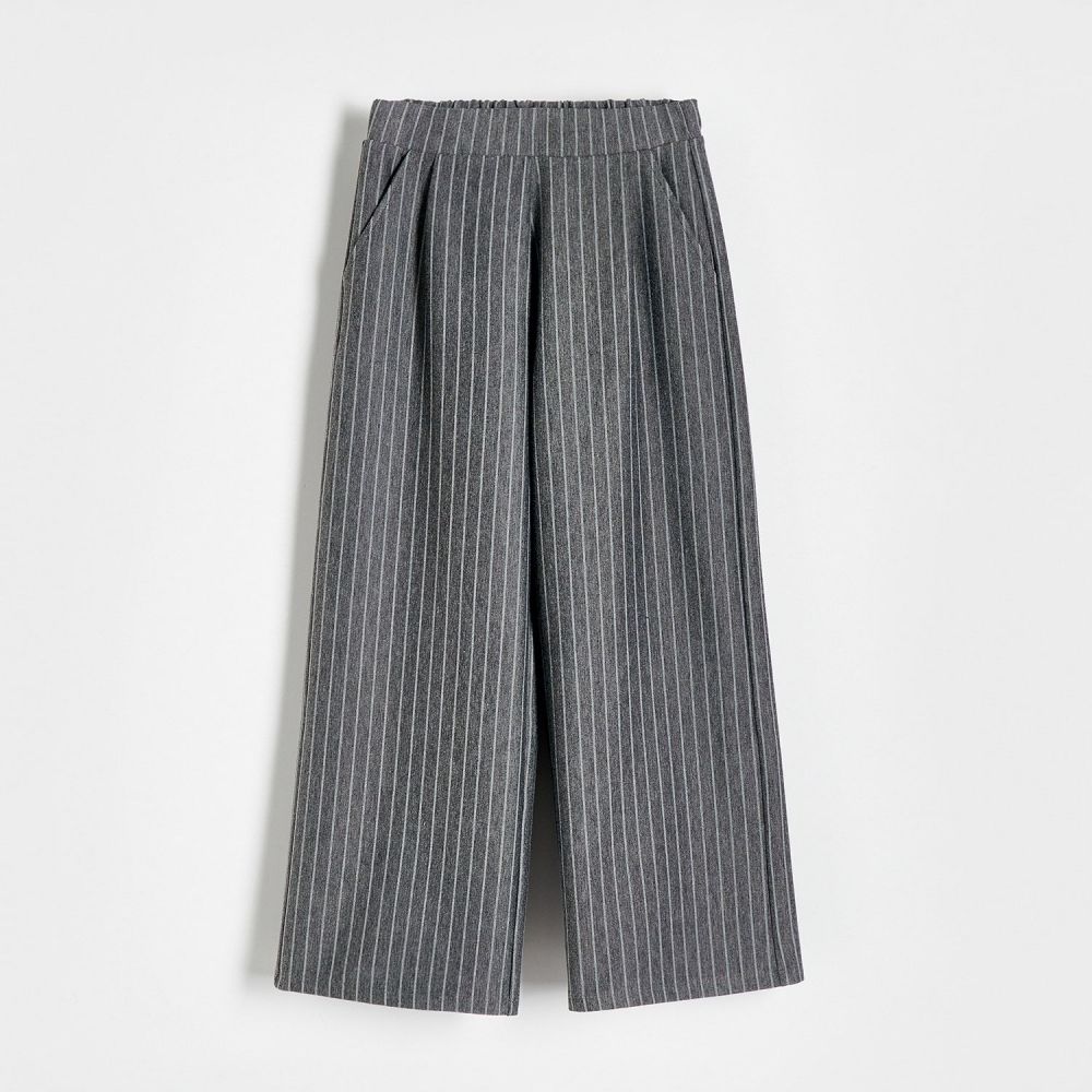 Reserved - Girls` trousers - Šedá