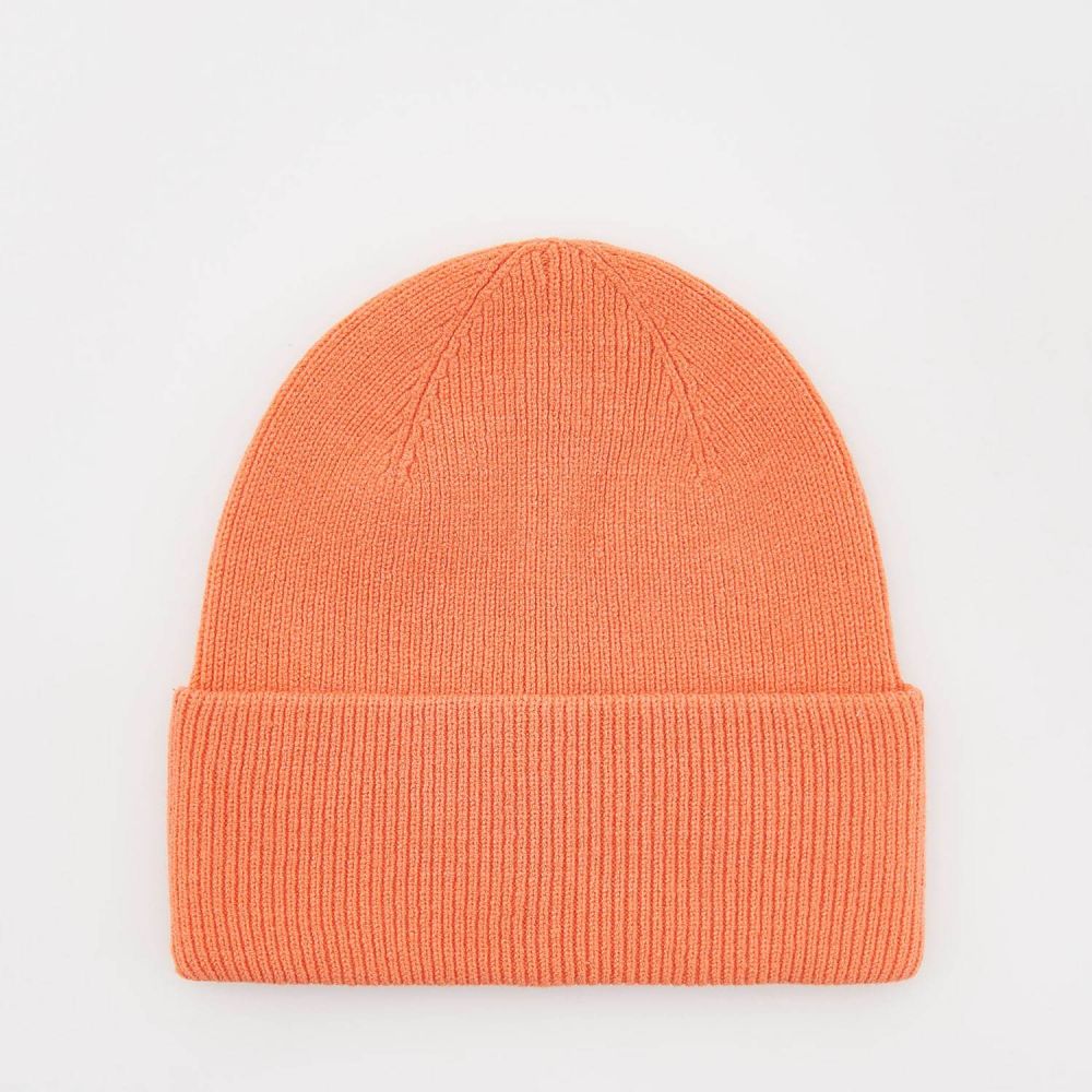 Reserved - Beanie čiapka - Oranžová