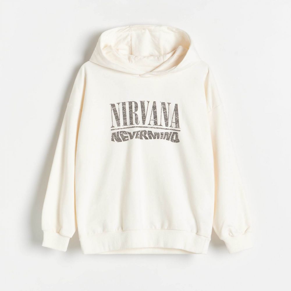 Reserved - Boys` sweatshirt - Krémová