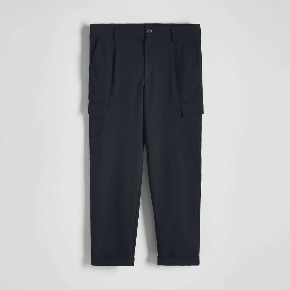 Reserved - Men`s trousers - Tmavomodrá