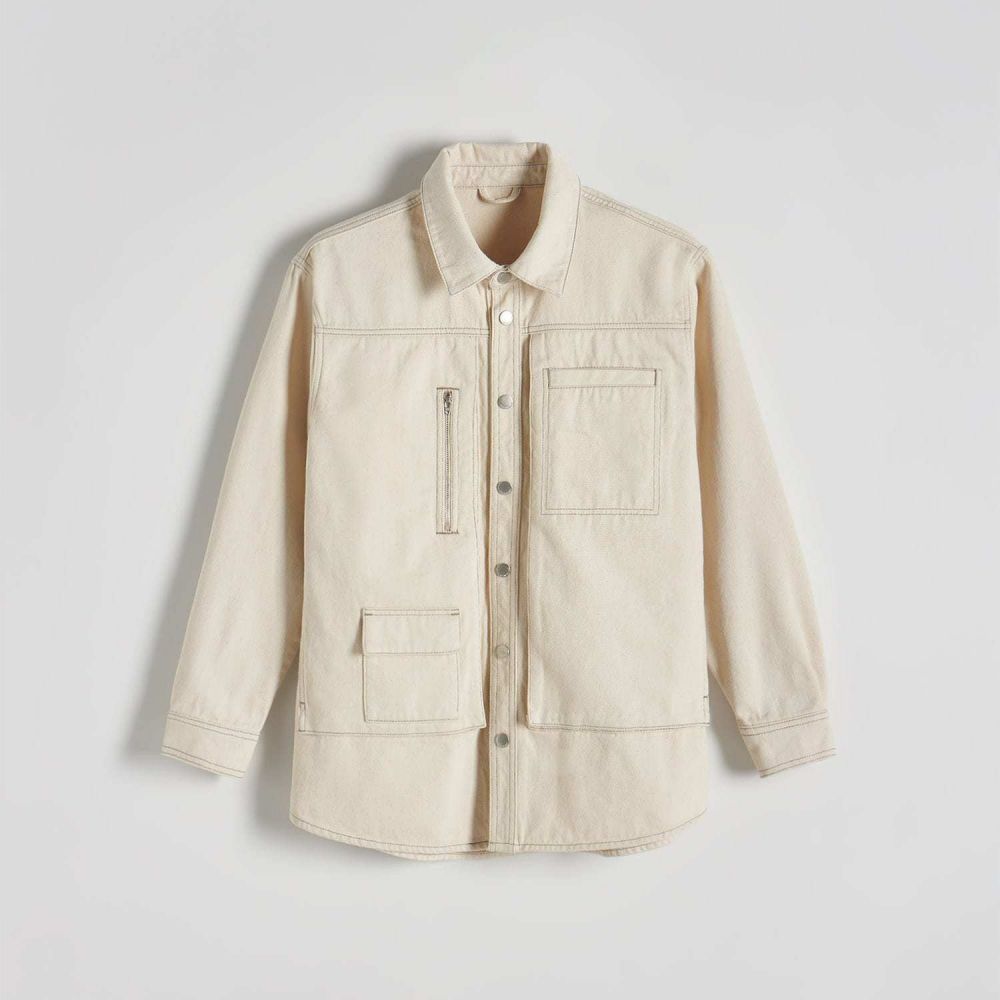 Reserved - Men`s jacket - Krémová