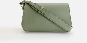Reserved - Crossbody minikabelka so širokým remienkom - Zelená