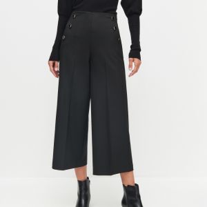 Reserved - Culottes nohavice - Čierna