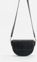Reserved - Crossbody kabelka s ozdobnými cvokmi - Čierna galéria