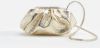 Reserved - Zlatá crossbody kabelka so záševkami - Zlatá galéria