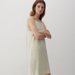 Reserved - Ľanové šaty s prímesou EcoVero™ PREMIUM - Zelená