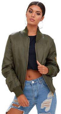 Khaki bomber bunda