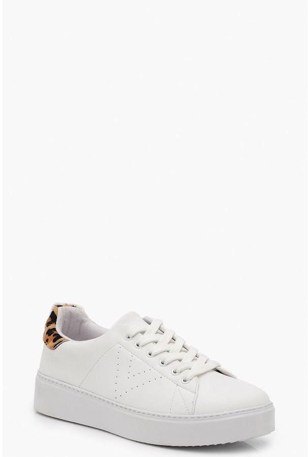 Tenisky na platforme s leopard vzorom