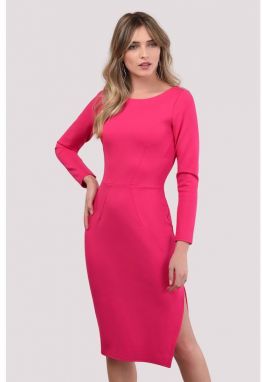 Šaty bodycon a dlhým rukávom