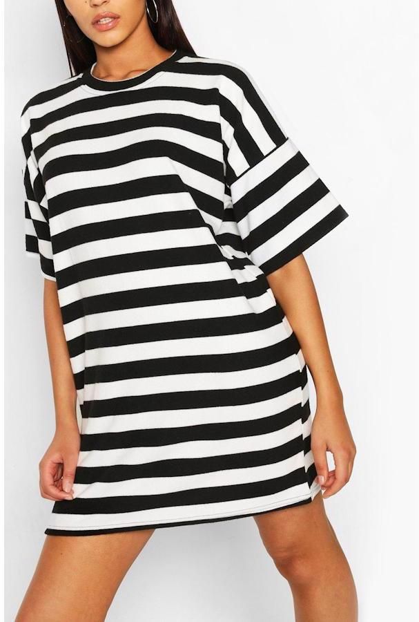 Tričkové oversized šaty