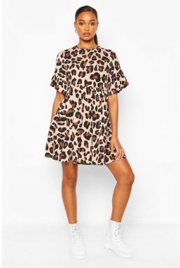 Šaty s leopard vzorom
