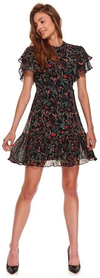 Volánikové mini šaty