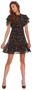 Volánikové mini šaty