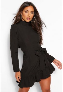 Šaty skater strihu ku krku