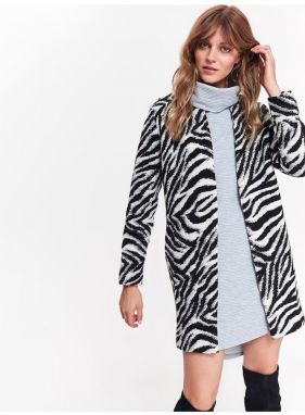 Kabát sa zebra vzorom