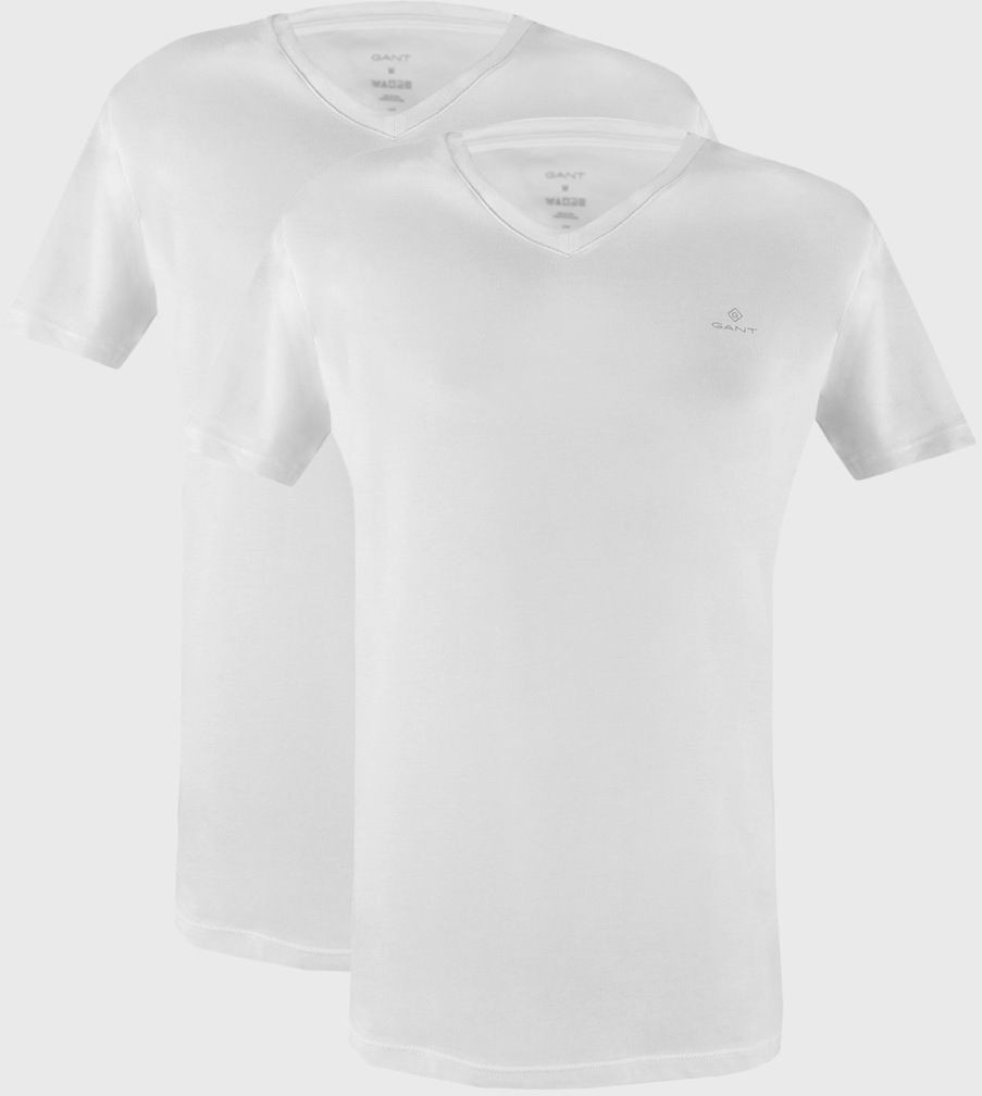 2 PACK bielych tričiek GANT Basic