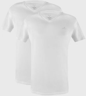 2 PACK bielych tričiek GANT Basic