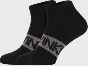 2 PACK čiernych ponožiek Calvin Klein Dirk