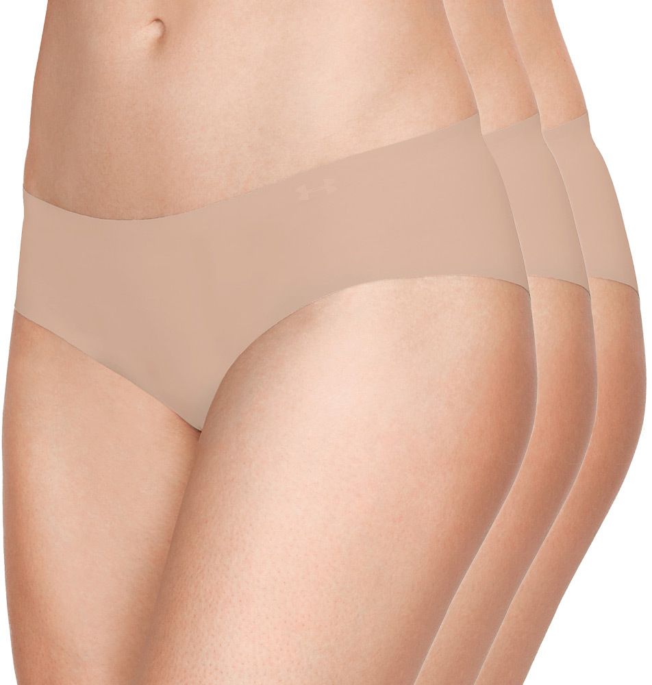3 PACK béžových športových nohavičiek Under Armour Hipster