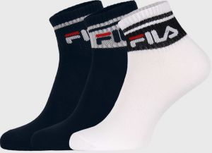 3 PACK dámskych ponožiek FILA Navy