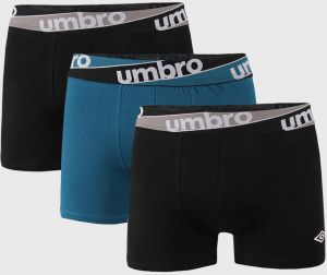 3 PACK modro-čiernych boxeriek Umbro