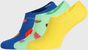 3 PACK ponožiek Happy Socks Fruits No Show