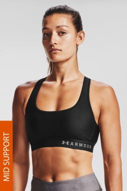 Čierna športová podprsenka Under Armour Crossback