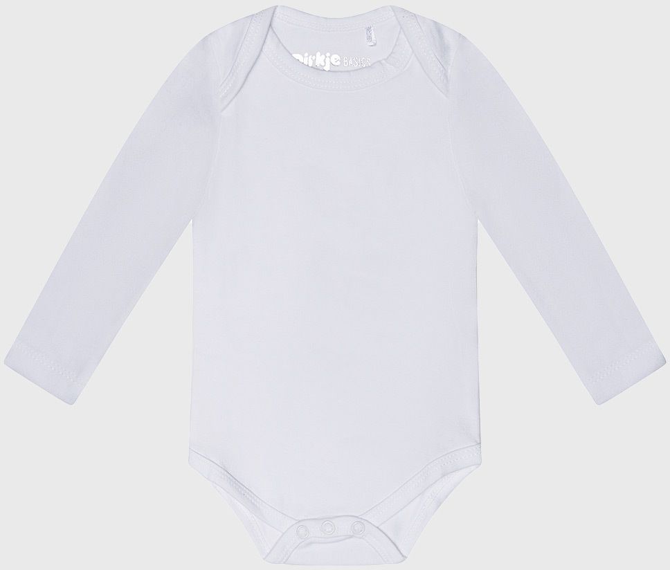 Detské dojčenské body s dlhým rukávom Baby biele