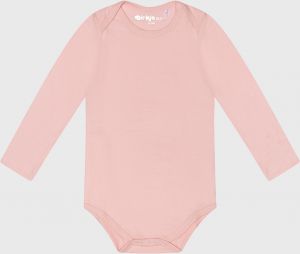 Detské dojčenské body s dlhým rukávom Baby ružové