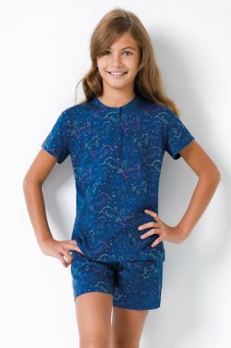 Dievčenské pyžamo Jednorožec modré II