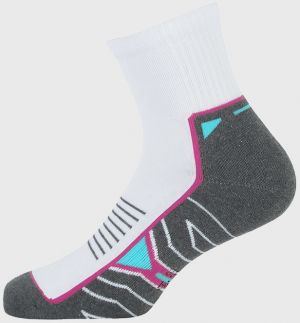Dievčenské športové ponožky Active sivo-biele