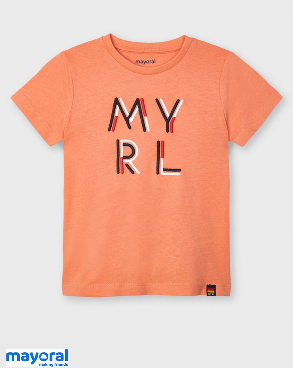 Dievčenské tričko Mayoral Apricot