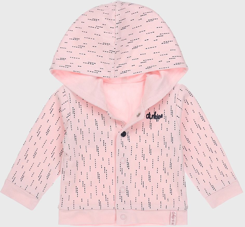 Dievčenský obojstranný dojčenský cardigan Baby girl