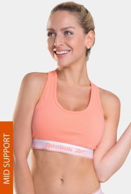 Športová podprsenka Reebok Grace korálová