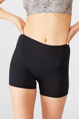 Športové čierne šortky Highwaist II