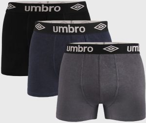 3 PACK boxeriek Umbro Organic cotton