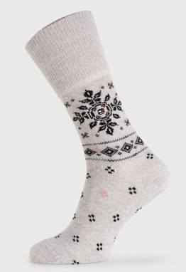 Dámske sivé ponožky Tommy Hilfiger Folk