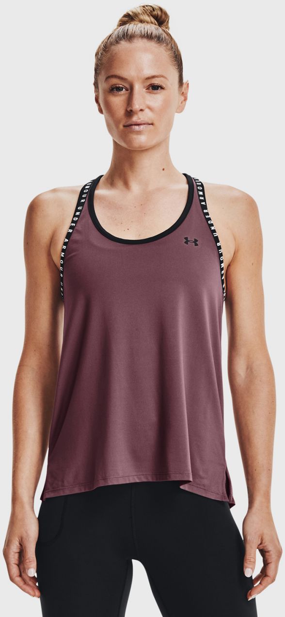 Športový top Under Armour Knockout fialový