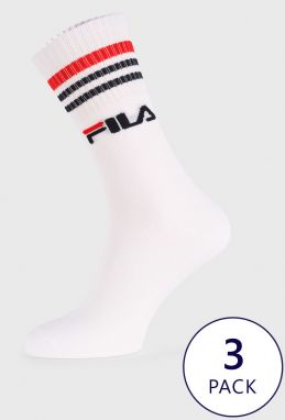 3 PACK vysokých ponožiek FILA Street
